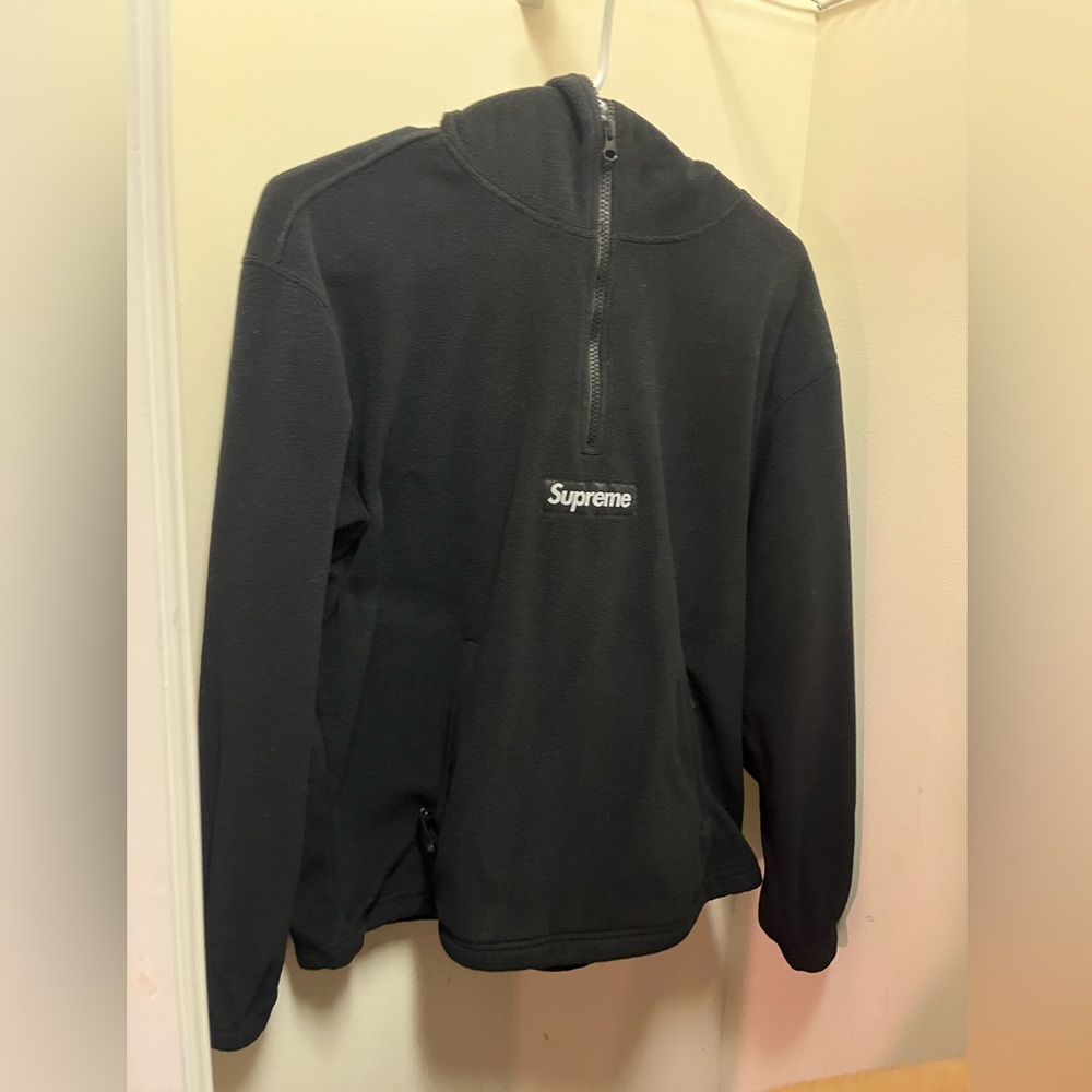 Supreme Polartec Facemask Half Zip Hooded Sweatshirt